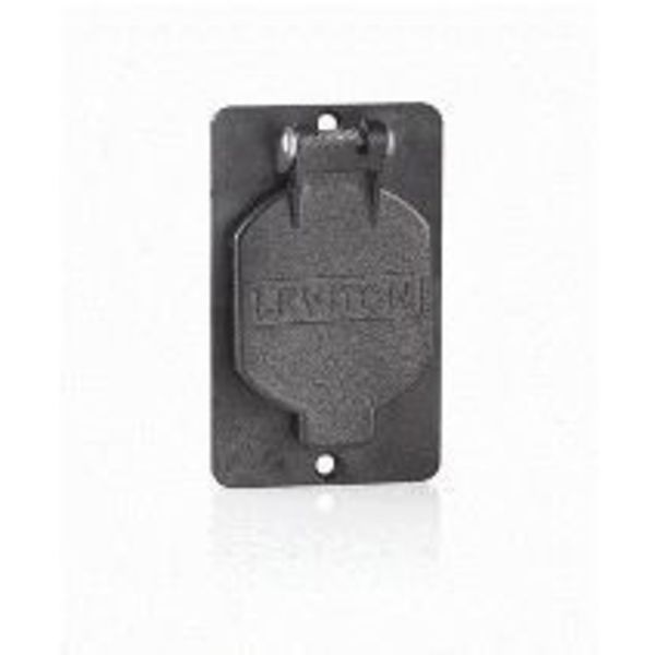 Leviton Power Distribution Units Pdus Coverplate Single-Gang Flip-Lid 1.56 3058-E